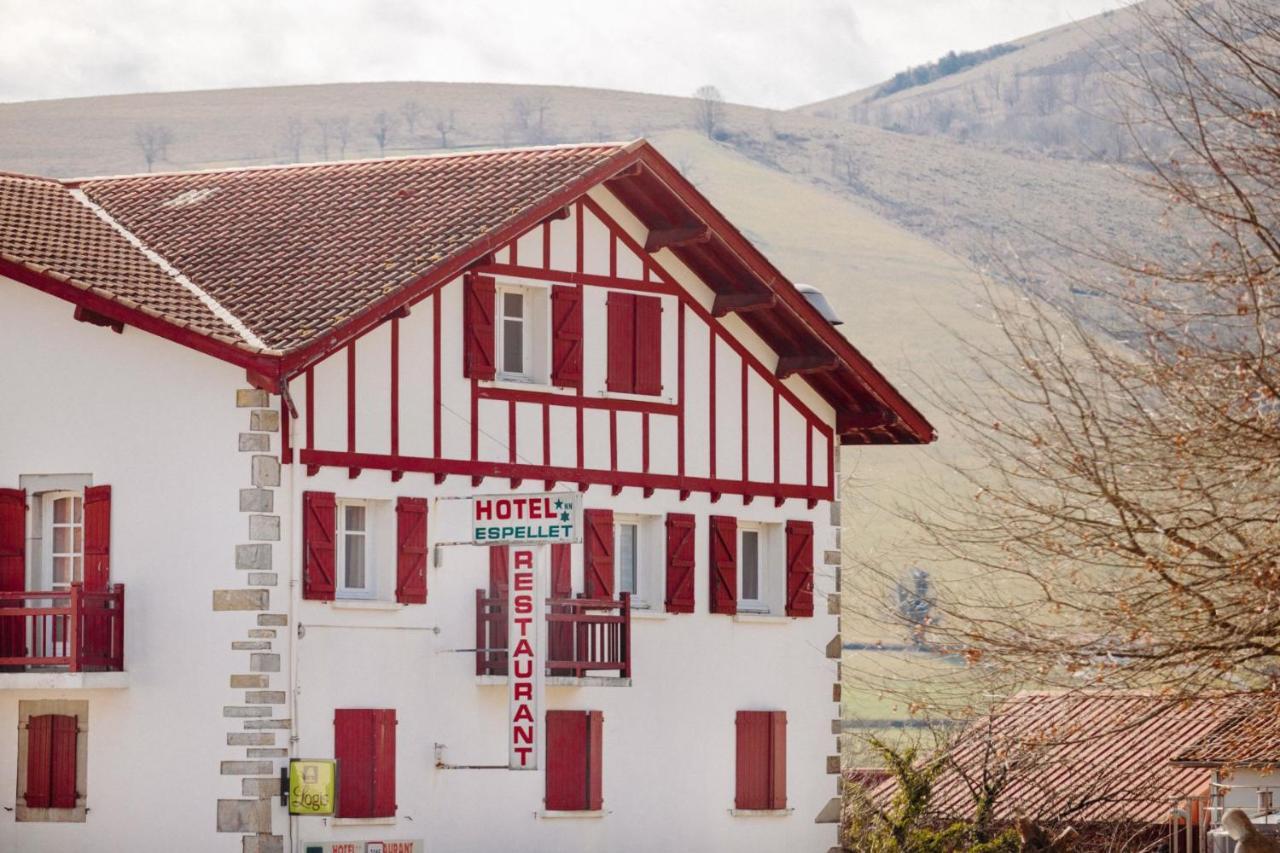 Logis Hotel Restaurant Espelletenia Larceveau-Arros-Cibits Exterior photo